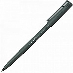Ручка-роллер Uni-Ball II Micro, ЧЕРНАЯ, корпус черный, узел 0.5 мм, линия 0.24 мм