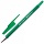 Ручка шариковая STAFF, ЗЕЛЕНАЯ, корпус прорезиненный зеленый, узел 0.7 мм, линия письма 0.35 мм