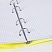 превью Тетрадь на кольцах А5 (175×220 мм), 120 л., пластиковая обложка, клетка, с фиксирующей резинкой, BRAUBERG, желтая, 403570