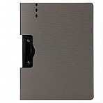 Папка-планшет с крышкой Deli A4 темно-серая