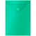 превью Папка-конверт на кнопке OfficeSpace, А6 (105×148мм), 150мкм, зеленая