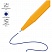 превью Ручка шариковая OfficeSpace «xTrio» синяя, 0.7мм, трехгр., желтый корпус, на масл. основе, штрихкод