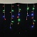 превью Электрогирлянда светодиодная ЗОЛОТАЯ СКАЗКА «Бахрома», 100 ламп, 2×0.5 м, многоцветная