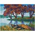 превью Алмазная мозаика ТРИ СОВЫ «Осенний пейзаж», 40×50см, холст на деревянном подрамнике, картонная коробка с пластиковой ручкой