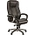 Кресло руководителя EChair-604 ML (кожа черная, пластик)