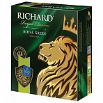 Чай RICHARD (Ричард) «Royal Green», зеленый, 100 пакетиков по 2 г