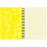 превью Бизнес-тетрадь Attache Selection Клементин A5 100 листов в клетку на спирали ароматизированная (155x205 мм)