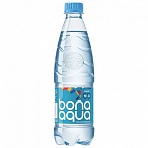 Вода негазированная питьевая BONA AQUA (БонаАква) 0.5 л, пластиковая бутылка
