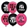 Воздушные шары, 25шт., M12/30см, ПатиБум «Единорог. День рождения», пастель+декор, шелк, ассорти