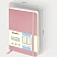 превью Блокнот МАЛЫЙ ФОРМАТ (100×150 мм) А6, BRAUBERG «Metropolis Ultra», под кожу, 80 л., клетка, розовый