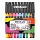 Ручки шариковые масляные с грипом PENSAN Sign-Up Color, НАБОР 10 ЦВЕТОВ, 1мм, линия 0.8мм