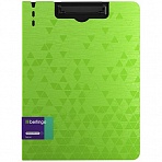 Папка-планшет с зажимом Berlingo «Neon» A4, пластик (полифом), 1800мкм, зеленый неон