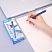 превью Ручка шариковая автоматическая Deli Arrow синяя (толщина линии 0.35 мм)