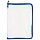 Папка для документов и тетрадей на молнии пластиковая BRAUBERG А4325×230ммпрозрач