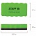 превью Стиратели магнитные для магнитно-маркерной доски, 57×107 мм, КОМПЛЕКТ 10 ШТ., STAFF «Basic», зеленые