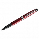 Ручка-роллер Waterman «Expert Dark Red Lacquer CT», черная, 0.8мм, подарочная упаковка