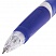 превью Ручка шариковая BRAUBERG «Rave» автоматическая, корпус синий, толщина письма 0.7 мм, резиновый держатель, синяя