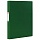 Папка на 2 кольцах BRAUBERG, картон/ПВХ, 35 мм, зеленая, до 180 листов (удвоенный срок службы)