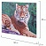 превью Картина стразами (алмазная мозаика) 40×50 см, ОСТРОВ СОКРОВИЩ «Тигр», на подрамнике