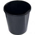Корзина для мусора 19 л пластик черная (32×32 см)