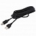 превью Кабель USB 2.0 AM-BM, 3 м, SONNEN Premium, медь, для периферии, экранируемый, черный, 513129