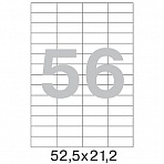 Этикетки самоклеящиеся Office Label 52.5×21.2 мм (56 штук на листе A4, 100 листов в упаковке)
