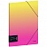 превью Папка на резинке Berlingo «Radiance» А4, 600мкм, желтый/розовый градиент, с рисунком