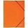 Папка на резинке Berlingo «Neon» А4, 500мкм, неоновая оранжевая