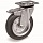 Колесо для тележки Tellure Rota 053345 поворотное с тормозом,200мм, до 230кг