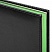 превью Ежедневник недатированный А5 138×213 мм BRAUBERG «FLAME», под кожу, 160 л., черный, зеленый срез