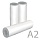 Бумага для плоттера Akzent InkJet, 914мм*45м, 90г/м2, вт. 50.8 мм, 169%
