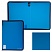 превью Папка на молнии пластиковая, А4, объемная, 335×240×20 мм, тонированная синяя, BRAUBERG, Россия