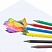 превью Карандаши цветные ПИФАГОР «СКАЗОЧНЫЙ ГОРОД»6 цветовчерный пластикзаточенные181582