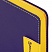 превью Ежедневник недатированный А5 (138×213 мм), BRAUBERG «AIM», под кожу, 136 л., фиолетовый