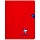 Тетрадь 48л., 170×220мм, клетка Clairefontaine «Mimesys», 90г/м2, пластик. обложка, красная