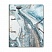 превью Бизнес-тетрадь Attache Selection Fluid A5 120 листов серая/голубая в клетку на кольцах (185×218 мм)