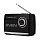 Радиоприёмник SVEN SRP-525, 3 Вт, FM/AM/SW, USB, microSD, аккумулятор, 150-20000 Гц, черный