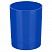 превью Подставка-стакан СТАММ «Лидер», пластиковая, круглая, синяя