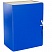 превью Короб архивный с завязками OfficeSpace разборный, БВ, 150мм, сплошной, синий, клапан МГК