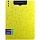Папка-планшет с зажимом Berlingo «Neon» A4, пластик (полифом), 1800мкм, желтый неон