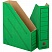 превью Вертикальный накопитель Attache картонный зеленый ширина 75 мм (2 штуки в упаковке)