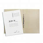 Папка-скоросшиватель Дело № картонная А4 до 200 листов белая (360 г/кв.м, 20 штук в упаковке)