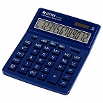 Калькулятор настольный Eleven SDC-444X-NV, 12 разрядов, двойное питание, 155×204×33мм, темно-синий