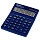 Калькулятор настольный Eleven SDC-444X-NV, 12 разрядов, двойное питание, 155×204×33мм, темно-синий