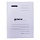 Папка-обложка OfficeSpace «Дело», картон немелованный, 280г/м2, белый, до 200л. 