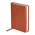 Ежедневник датированный 2024г., A6, 176л., кожзам, OfficeSpace «Nebraska», коричневый
