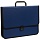 Папка-портфель 13 отделений OfficeSpace, A4, 330×235×40мм, 700мкм, синий