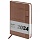 Ежедневник датированный 2024 А5 138×213мм BRAUBERG Pocket, под кожу, карм, держатель для ручки, коричневый