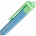 превью Ручка шариковая автоматическая Attache Bright colours г/зел корп, син,0.5мм