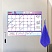 превью Планинг-трекер магнитный на холодильник, 42×30 см, с маркером и салфеткой, BRAUBERG